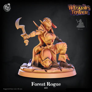 3D Printed Cast n Play Wizard's Tower - Forest Rogue 28mm 32mm D&D - Charming Terrain