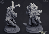 3D Printed Cast n Play Woodenhorn Clan - Unnu Ironscar 28mm 32mm D&D - Charming Terrain