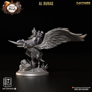 3D Printed Clay Cyanide Al Buraq Kingdom of Persia 28 32 mm D&D - Charming Terrain