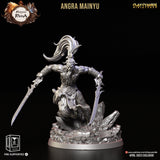 3D Printed Clay Cyanide Angra Mainyu Kingdom of Persia 28 32 mm D&D - Charming Terrain