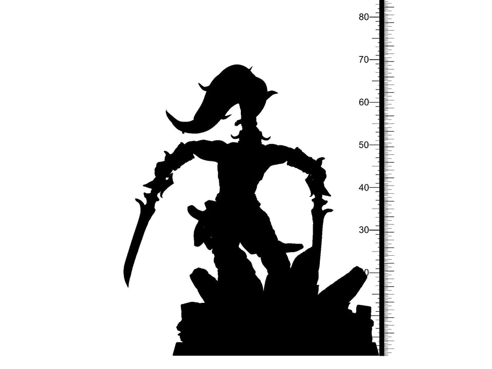 3D Printed Clay Cyanide Angra Mainyu Kingdom of Persia 28 32 mm D&D - Charming Terrain