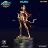 3D Printed Clay Cyanide Atalanta The Chronicles of Atlantis 28 32 mm D&D - Charming Terrain