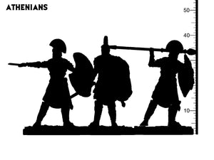 3D Printed Clay Cyanide Athenians Greek Mythology Part 2 28 32 mm D&D - Charming Terrain