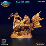 3D Printed Clay Cyanide Atlantean Knights The Chronicles of Atlantis 28 32 mm D&D - Charming Terrain