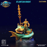 3D Printed Clay Cyanide Atlantean Knights The Chronicles of Atlantis 28 32 mm D&D - Charming Terrain