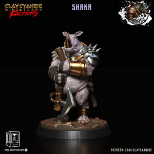 3D Printed Clay Cyanide Battle Borta Factions Tribe Ragnarok D&D - Charming Terrain