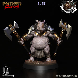 3D Printed Clay Cyanide Battle Borta Factions Tribe Ragnarok D&D - Charming Terrain