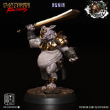 3D Printed Clay Cyanide Battle Borta Factions Tribe Ragnarok D&D - Charming Terrain