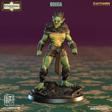 3D Printed Clay Cyanide Bouda Ethiopian Mythos 28 32 mm D&D - Charming Terrain