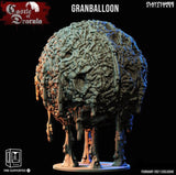 3D Printed Clay Cyanide Castle of Dracula - Granballoon 28mm 32mm D&D - Charming Terrain