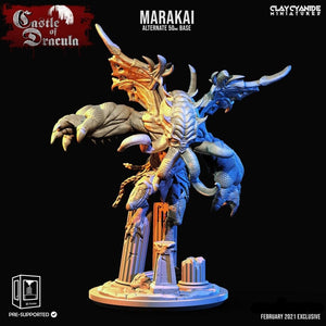 3D Printed Clay Cyanide Castle of Dracula - Marakai 28mm 32mm D&D - Charming Terrain