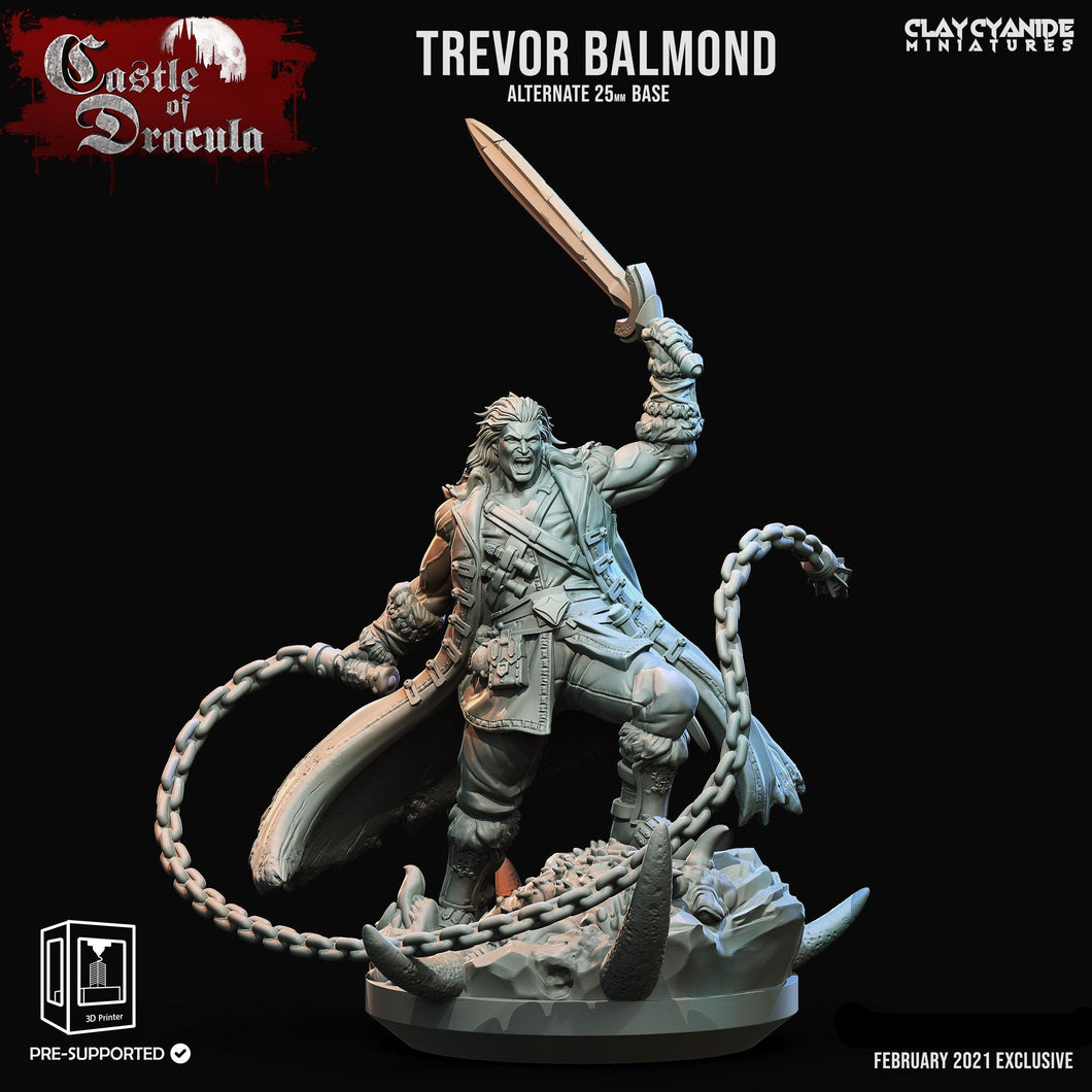 3D Printed Clay Cyanide Castle of Dracula - Trevor Belmond 28mm 32mm D&D - Charming Terrain