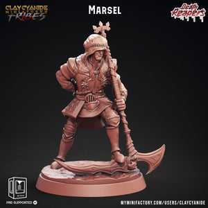 3D Printed Clay Cyanide Death Reapers Factions Tribes Ragnarok D&D - Charming Terrain