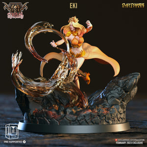 3D Printed Clay Cyanide Eki Euskal Mythology 28 32 mm D&D - Charming Terrain