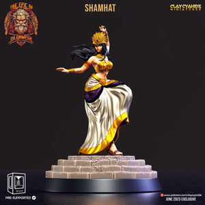 3D Printed Clay Cyanide Epic of Gilgamesh Set Shamhat 28 32 mm D&D - Charming Terrain