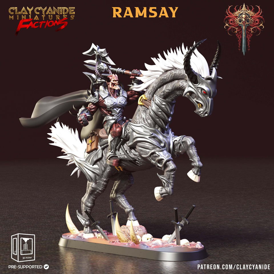 3D Printed Clay Cyanide Faction Dreadblood Ravegers Rendered Images Promo Renders 28 32 mm D&D - Charming Terrain