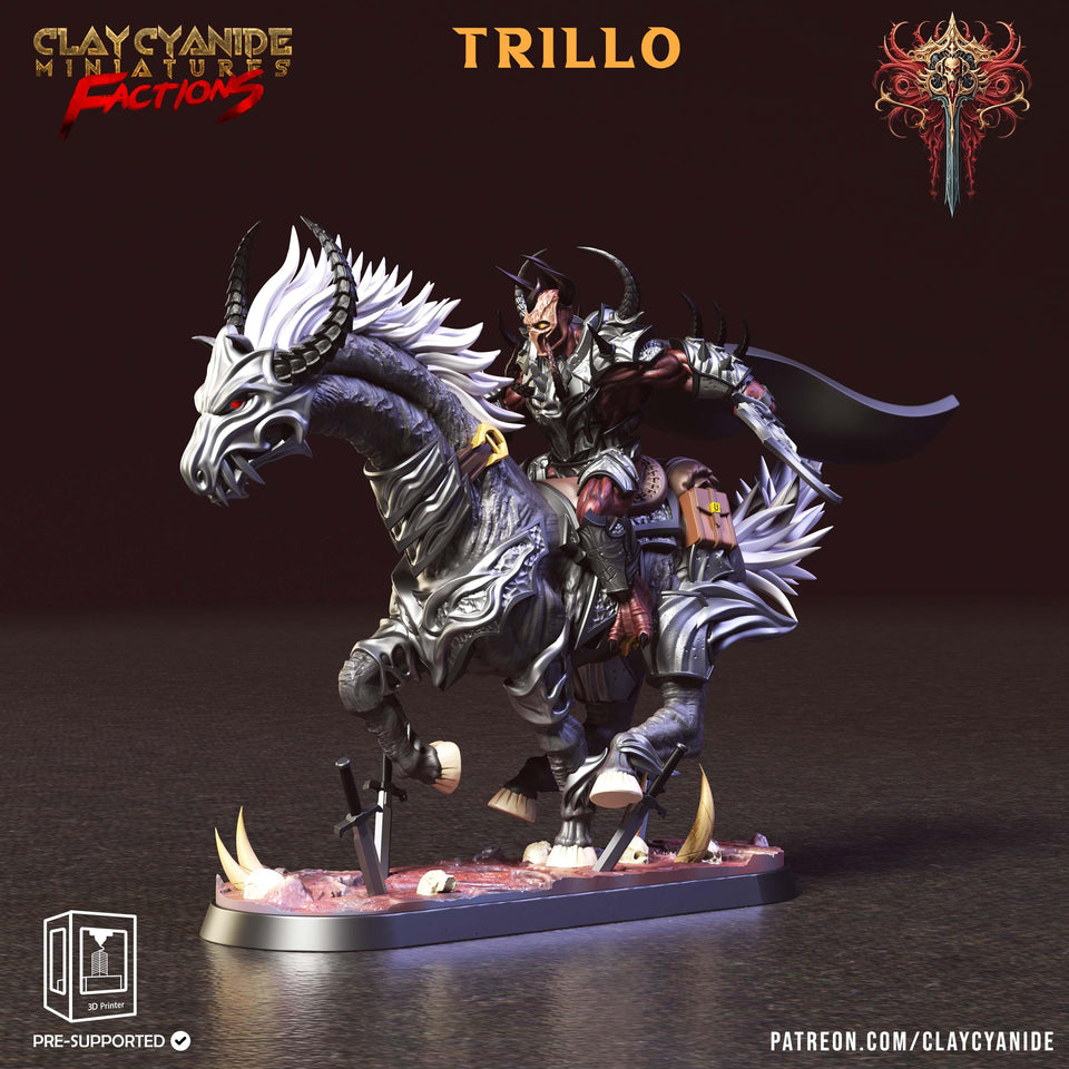 3D Printed Clay Cyanide Faction Dreadblood Ravegers Rendered Images Promo Renders 28 32 mm D&D - Charming Terrain