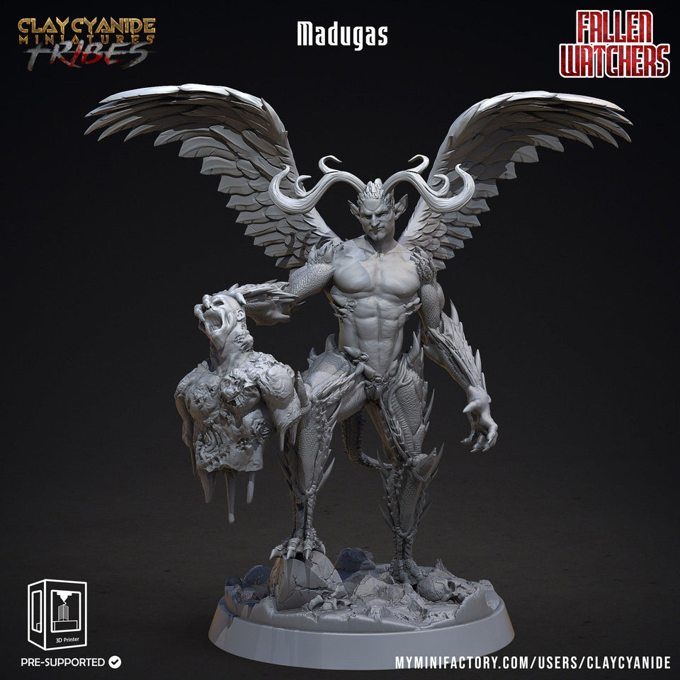3D Printed Clay Cyanide Fallen Watchers Factions Tribes Ragnarok D&D - Charming Terrain