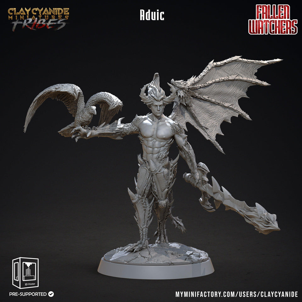 3D Printed Clay Cyanide Fallen Watchers Factions Tribes Ragnarok D&D - Charming Terrain