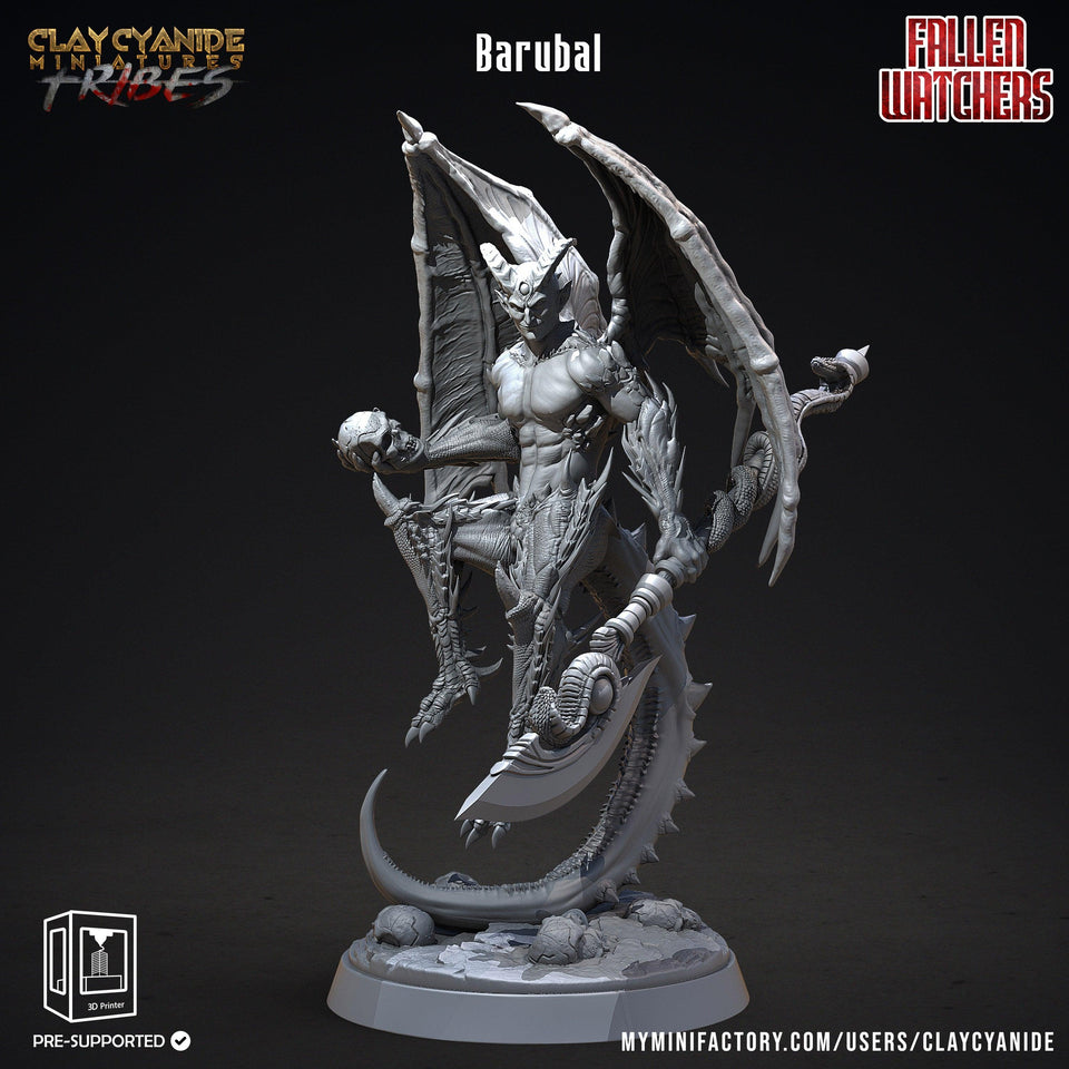 3D Printed Clay Cyanide Fallen Watchers Factions Tribes Ragnarok D&D - Charming Terrain