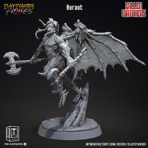 3D Printed Clay Cyanide Fallen Watchers Factions Tribes Ragnarok D&D - Charming Terrain
