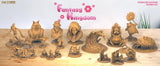 3D Printed Clay Cyanide Fantasy Kingdom - Forest Princess 28mm 32mm D&D - Charming Terrain