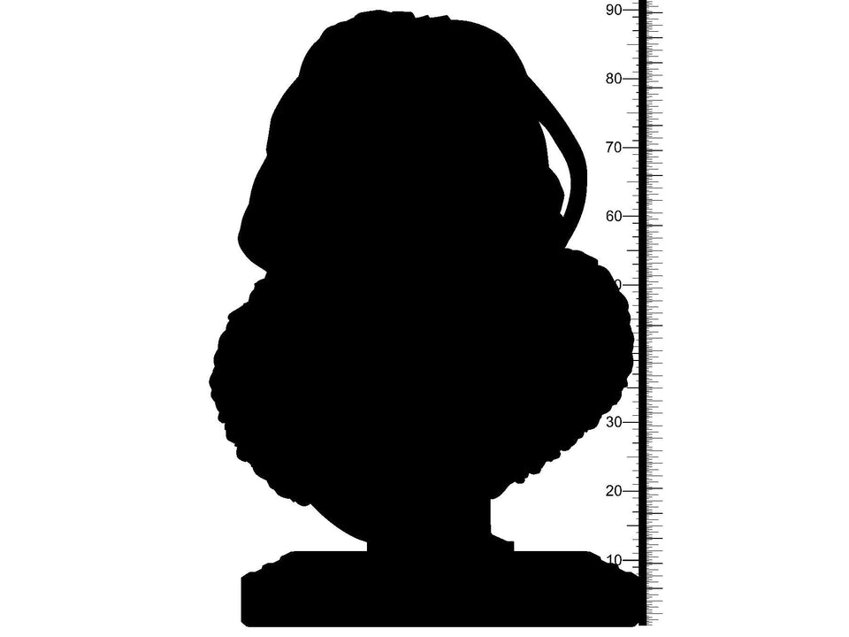 3D Printed Clay Cyanide Fantasy Kingdom - Forest Princess Bust 28mm 32mm D&D - Charming Terrain