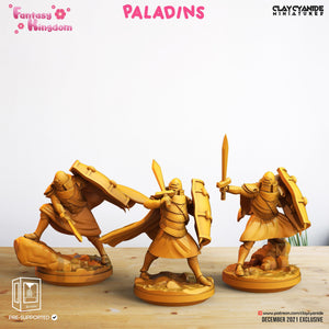 3D Printed Clay Cyanide Fantasy Kingdom - Paladins 28mm 32mm D&D - Charming Terrain