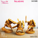 3D Printed Clay Cyanide Fantasy Kingdom - Paladins 28mm 32mm D&D - Charming Terrain