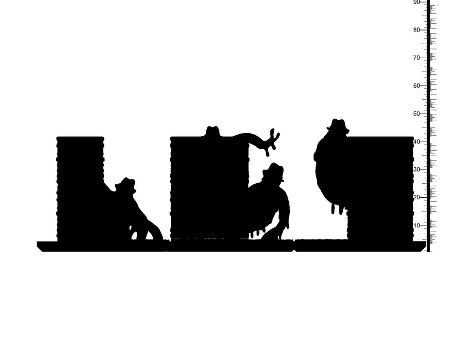 3D Printed Clay Cyanide Fantasy Kingdom - Shadow Brawlers 28mm 32mm D&D - Charming Terrain
