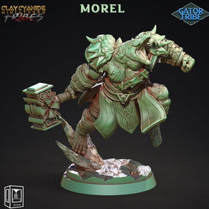 3D Printed Clay Cyanide Gator Factions Tribes Ragnarok D&D - Charming Terrain