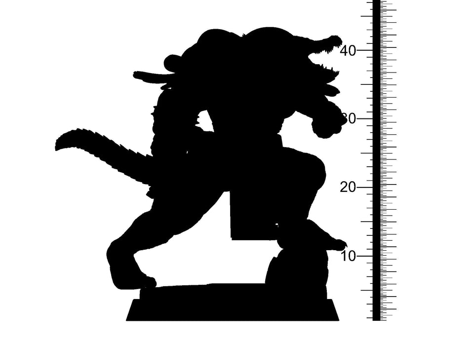 3D Printed Clay Cyanide Gator Factions Tribes Ragnarok D&D - Charming Terrain