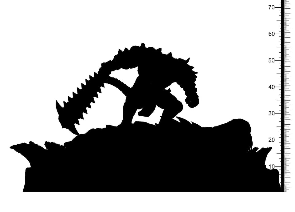 3D Printed Clay Cyanide Gator Factions Tribes Ragnarok D&D - Charming Terrain