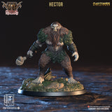 3D Printed Clay Cyanide Hector Basajaun Euskal Mythology 28 32 mm D&D - Charming Terrain
