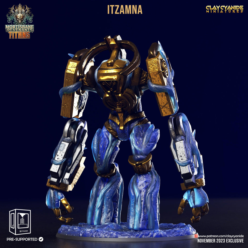 3D Printed Clay Cyanide Itzamna Mortisbane Titans Set 28 32 mm D&D - Charming Terrain