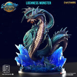 3D Printed Clay Cyanide Lochness Monster The Chronicles of Atlantis 28 32 mm D&D - Charming Terrain