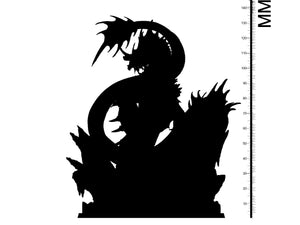 3D Printed Clay Cyanide Lochness Monster The Chronicles of Atlantis 28 32 mm D&D - Charming Terrain