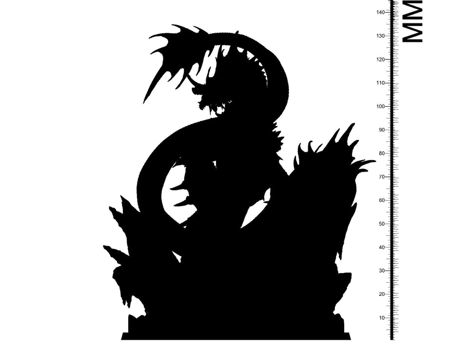 3D Printed Clay Cyanide Lochness Monster The Chronicles of Atlantis 28 32 mm D&D - Charming Terrain