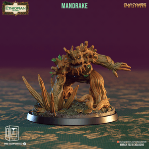 3D Printed Clay Cyanide Mandrakes Ethiopian Mythos 28 32 mm D&D - Charming Terrain