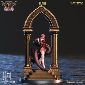 3D Printed Clay Cyanide Mari Euskal Mythology 28 32 mm D&D - Charming Terrain