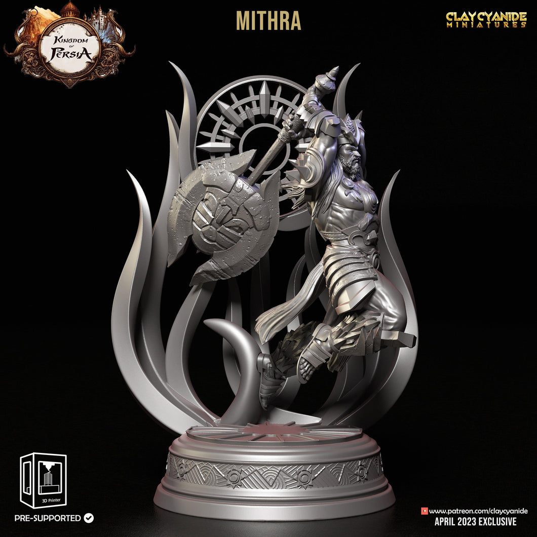 3D Printed Clay Cyanide Mithra Kingdom of Persia 28 32 mm D&D - Charming Terrain