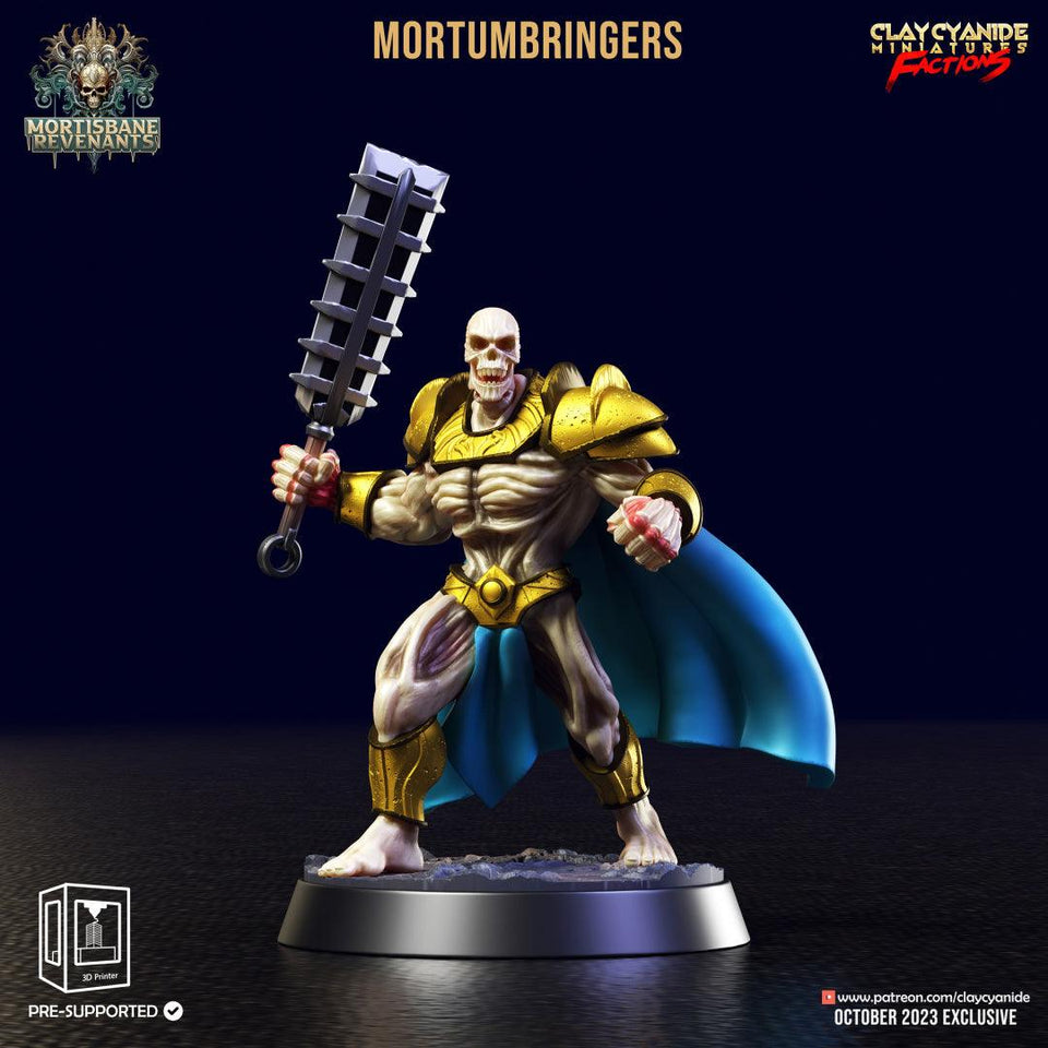 3D Printed Clay Cyanide Mortumbringers Mortisbane Revenants 28 32 mm D&D - Charming Terrain