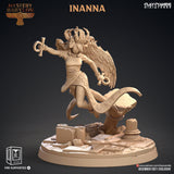 3D Printed Clay Cyanide Mystery Babylon - Inanna 28mm 32mm D&D - Charming Terrain