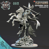 3D Printed Clay Cyanide Odin Norse Mythology 28 32 mm D&D - Charming Terrain
