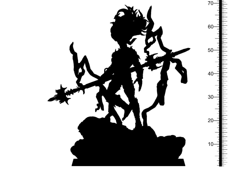 3D Printed Clay Cyanide Orko Euskal Mythology 28 32 mm D&D - Charming Terrain