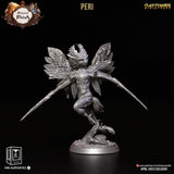 3D Printed Clay Cyanide Peri Kingdom of Persia 28 32 mm D&D - Charming Terrain