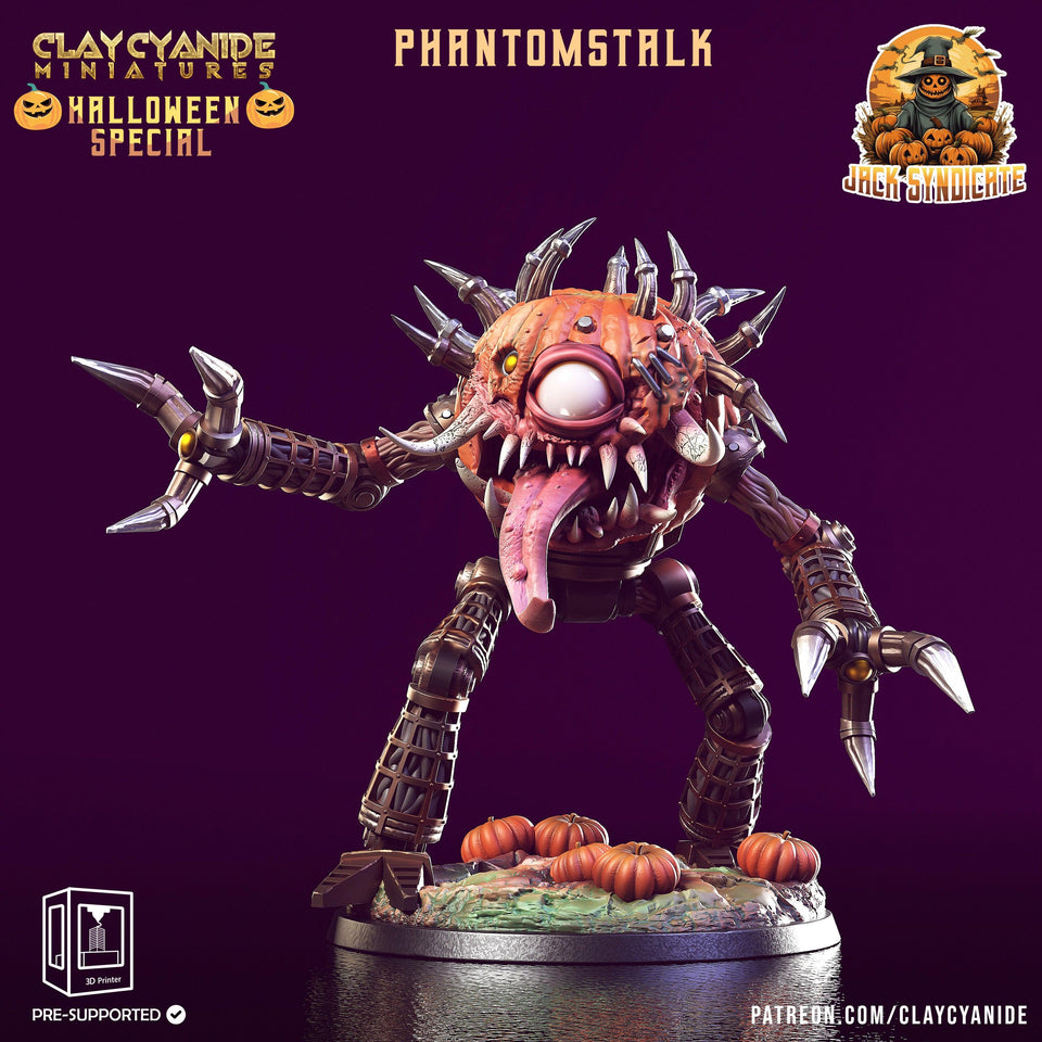 3D Printed Clay Cyanide Phantomstalk The Jack Syndicate Set 28 32 mm D&D - Charming Terrain
