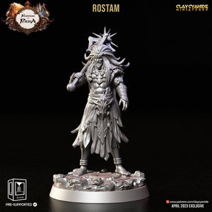 3D Printed Clay Cyanide Rostam Kingdom of Persia 28 32 mm D&D - Charming Terrain