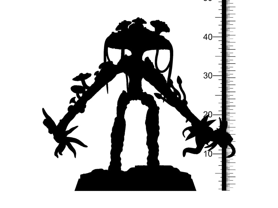 3D Printed Clay Cyanide Shroomkin Factions Tribes 28 32 mm D&D - Charming Terrain