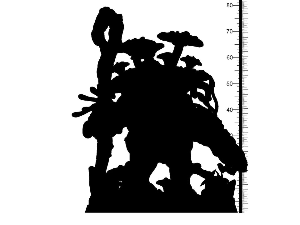 3D Printed Clay Cyanide Shroomkin Factions Tribes 28 32 mm D&D - Charming Terrain
